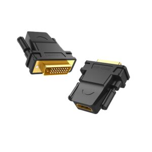 GOLD PLATED HDMI FEMALE TO DVI (24+5 PIN) (MALE) ADAPTER CONVERTER