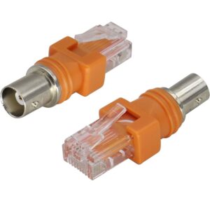 BNC FEMALE TO RJ45 MALE CONNECTOR