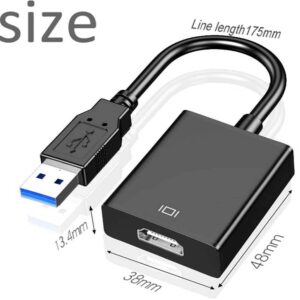 USB 3.0 MALE TO HDMI MALE CABLE