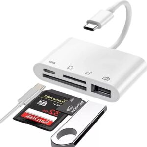 USB-C HUB 4 IN 1 (USB 3.0, SD, TF & USB-C FEMALE)