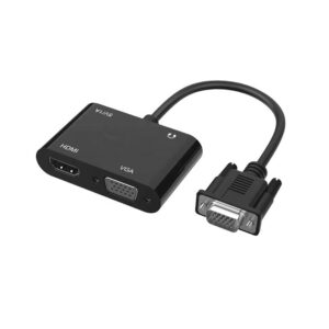 VGA MALE TO VGA+HDMI+AUX FEMALE ADAPTER