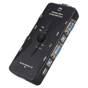 4 PORT USB 2.0 KVM SWITCH