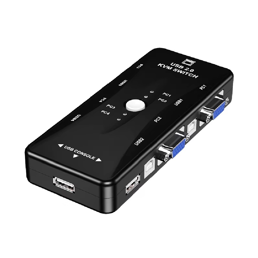 4 PORT USB 2.0 KVM SWITCH