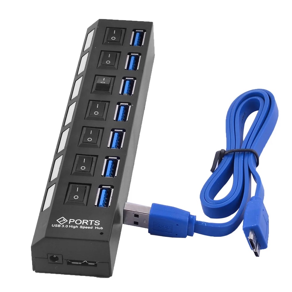 7 PORT USB 3.0 HIGH SPEED HUB