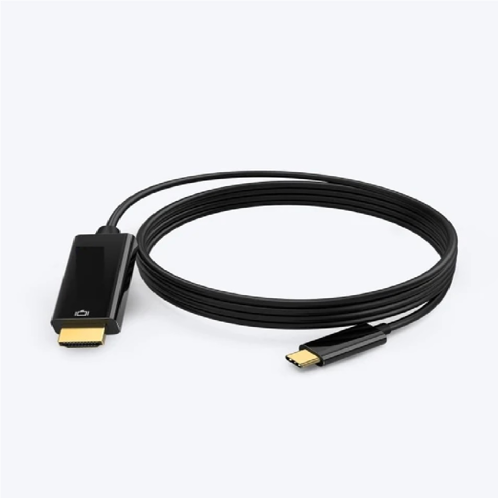 USB-C MALE TO HDMI MALE CABLE 2M