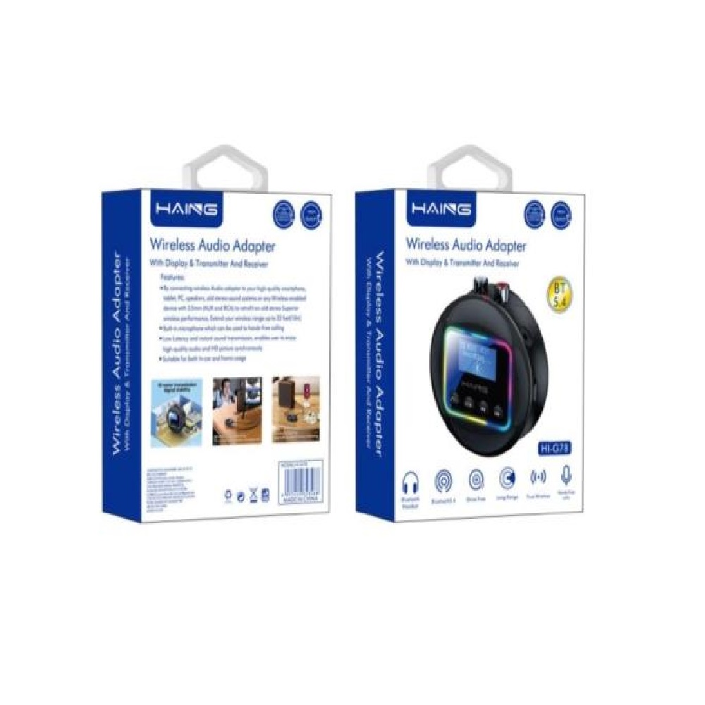 HAING HI-G78 WIRELESS BLUETOOTH AUDIO ADAPTER