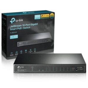 TPLNK TL-SG2210P 8 PORT GIGABIT SMART PoE SWITCH WITH 2 SFP SLOTS