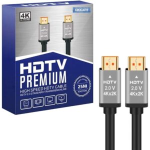 25M HDTV 4K 2.0V MALE TO MALE CABLE