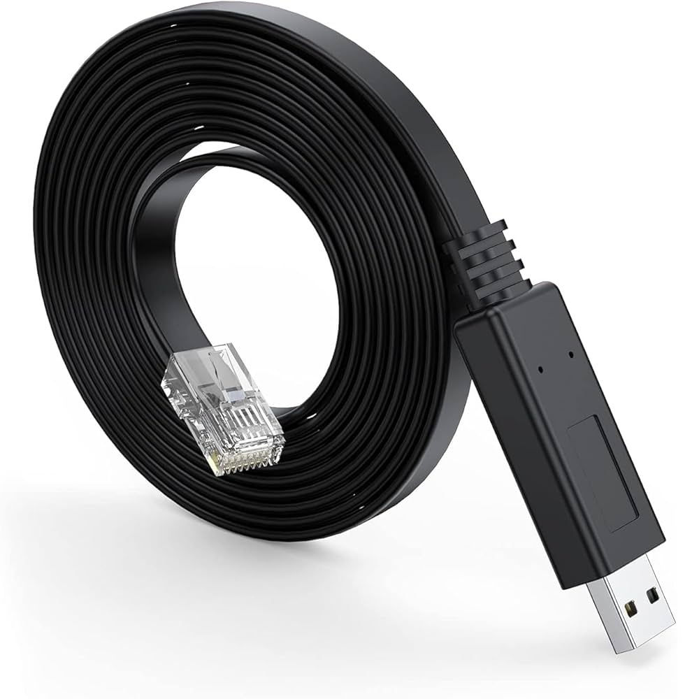 USB 2.0 MALE TO RJ45 MALE CABLE 3M (CONSOLE CABLE)