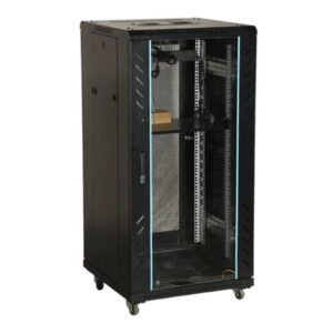 NETWORK RACK 18WHEEL WITH FAN, TRAY, PDU AND WHEELS (GRADE A)