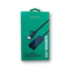 HEATZ 2 IN 1 GIGABIT ETHERNET ADAPTER ZT87
