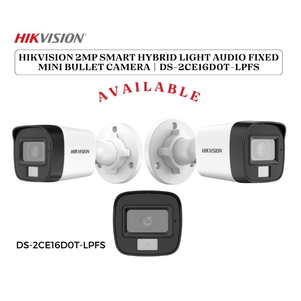 HIKVISION ANALOG DS-2CE16D0T-LPFS 2MP BULLET CAMERA
