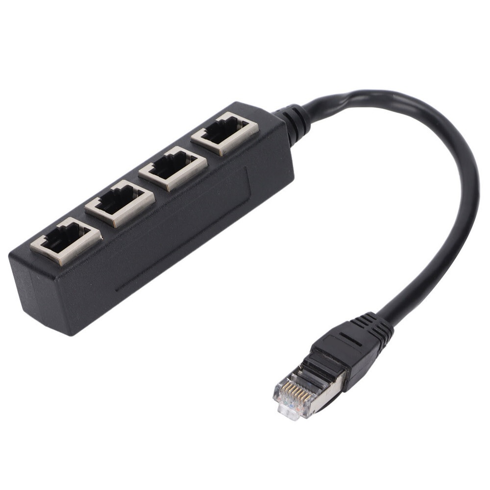 RJ45 TO RJ45 SPLITTER (1 TO 4 FEMALE PORT)