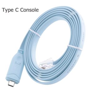 USB-C MALE TO RJ45 MALE CABLE 1.8M (CONSOLE CABLE)