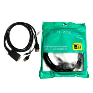 HEATZ ZT74 VGA MALE TO HDMI CABLE 1.8M