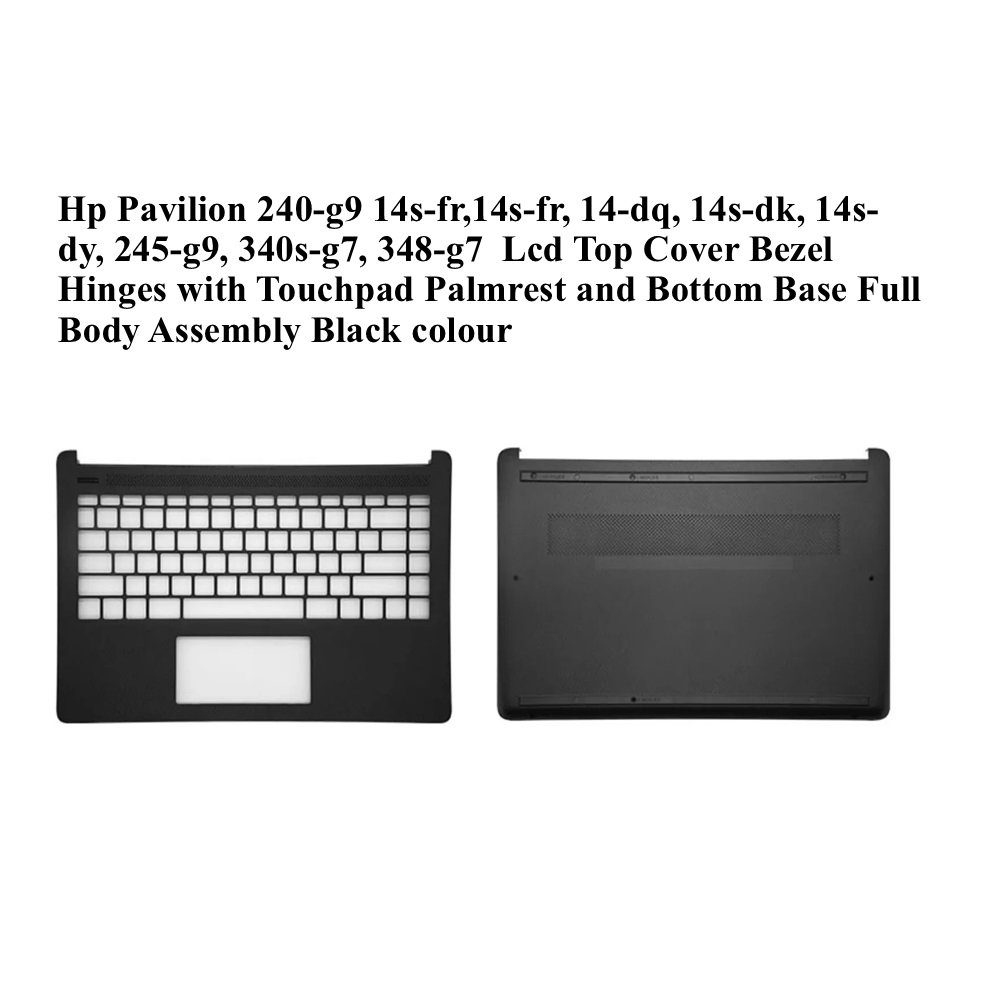 HP 14S-DR 14-DQ 14-FQ 14S-FR CD BLACK HOUSING