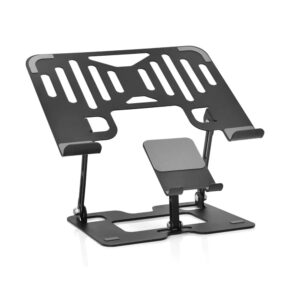 LAPTOP STAND WITH PHONE HOLDER