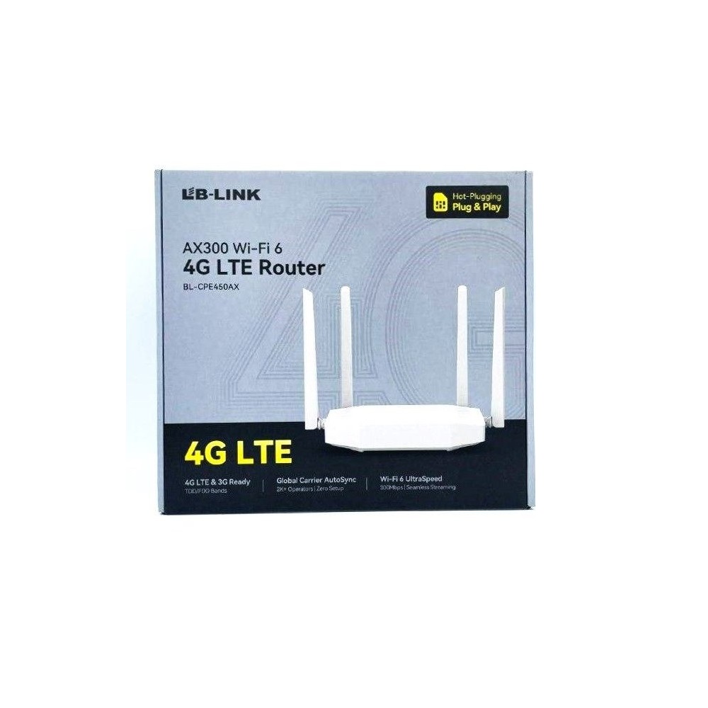 LB-LINK AX300 WI-FI 6 4G LTE ROUTER BL-CPE450AX