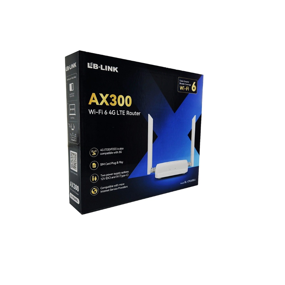 LB-LINK AX300 WI-FI 6 4G LTE ROUTER BL-CPE600EU